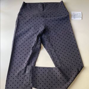 NWT Align 25” Flock Polka Dot Leggings - Size 6 - Lululemon